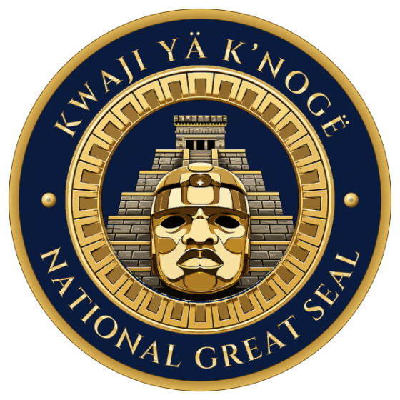 KWAJI:YÄ KNÖGÉ National Great Seal